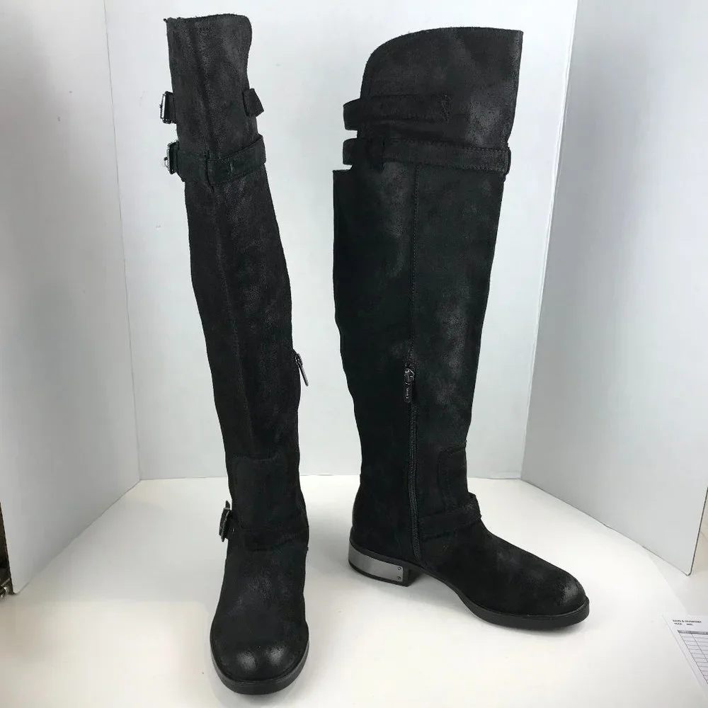 Sam Edelman Black Suede over the knee Boots US 6.5 EU 37
